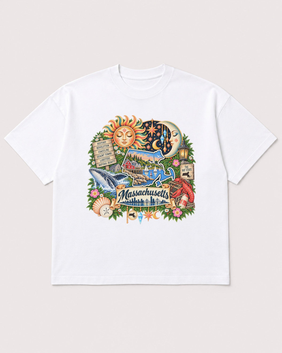 Mockup Boxy Heavyweight Tee White product