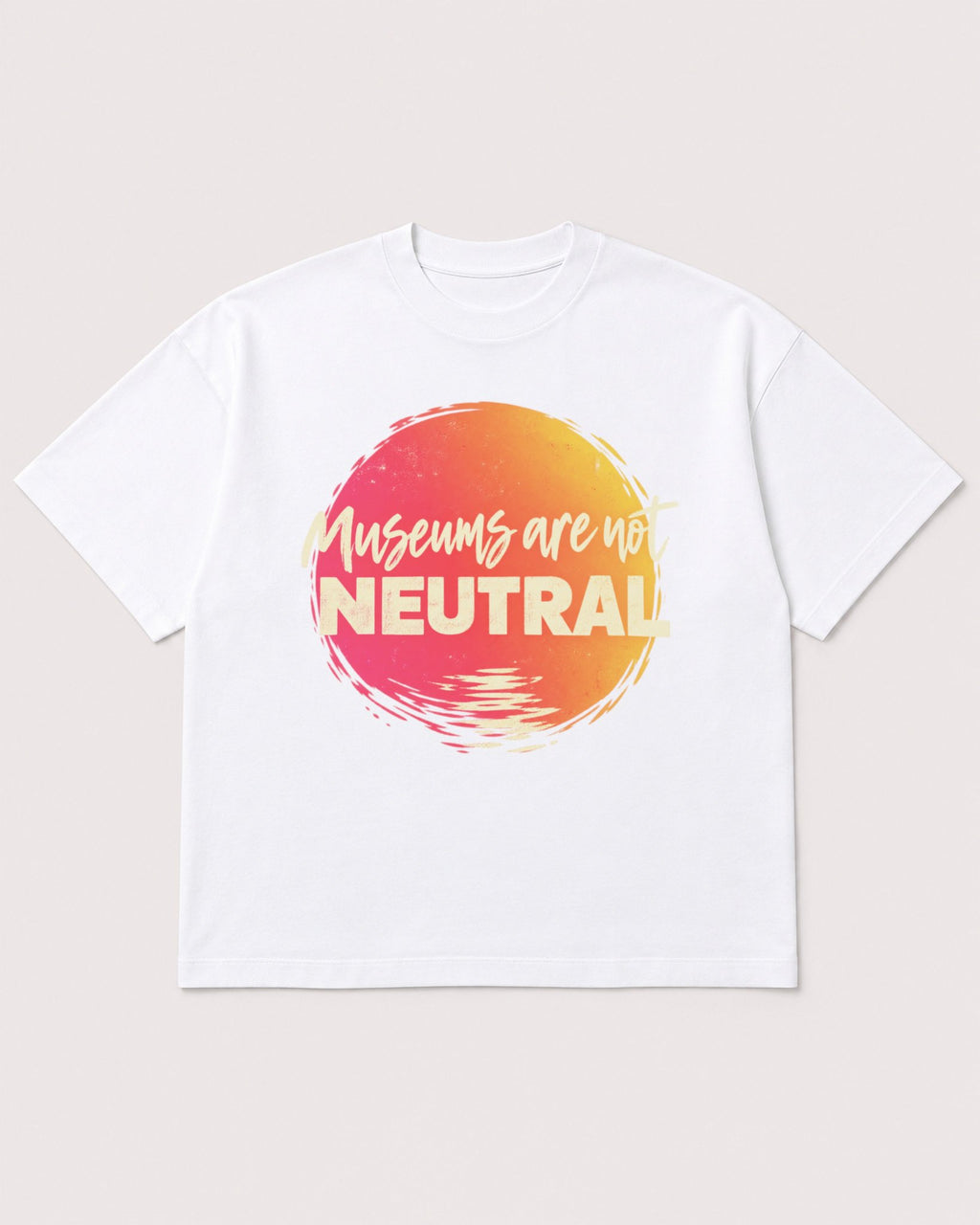 Mockup Boxy Heavyweight Tee White product