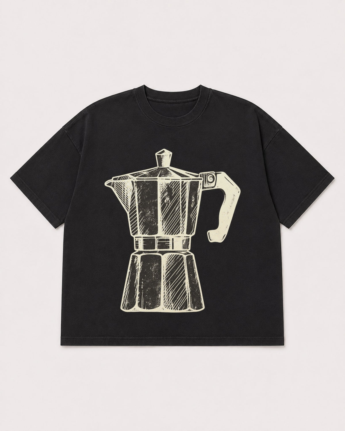 Mockup Boxy Heavyweight Tee Black product