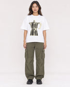 Mockup Boxy Heavyweight Tee White female full-body 02