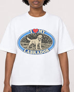 Mockup Boxy Heavyweight Tee White female close-up 14