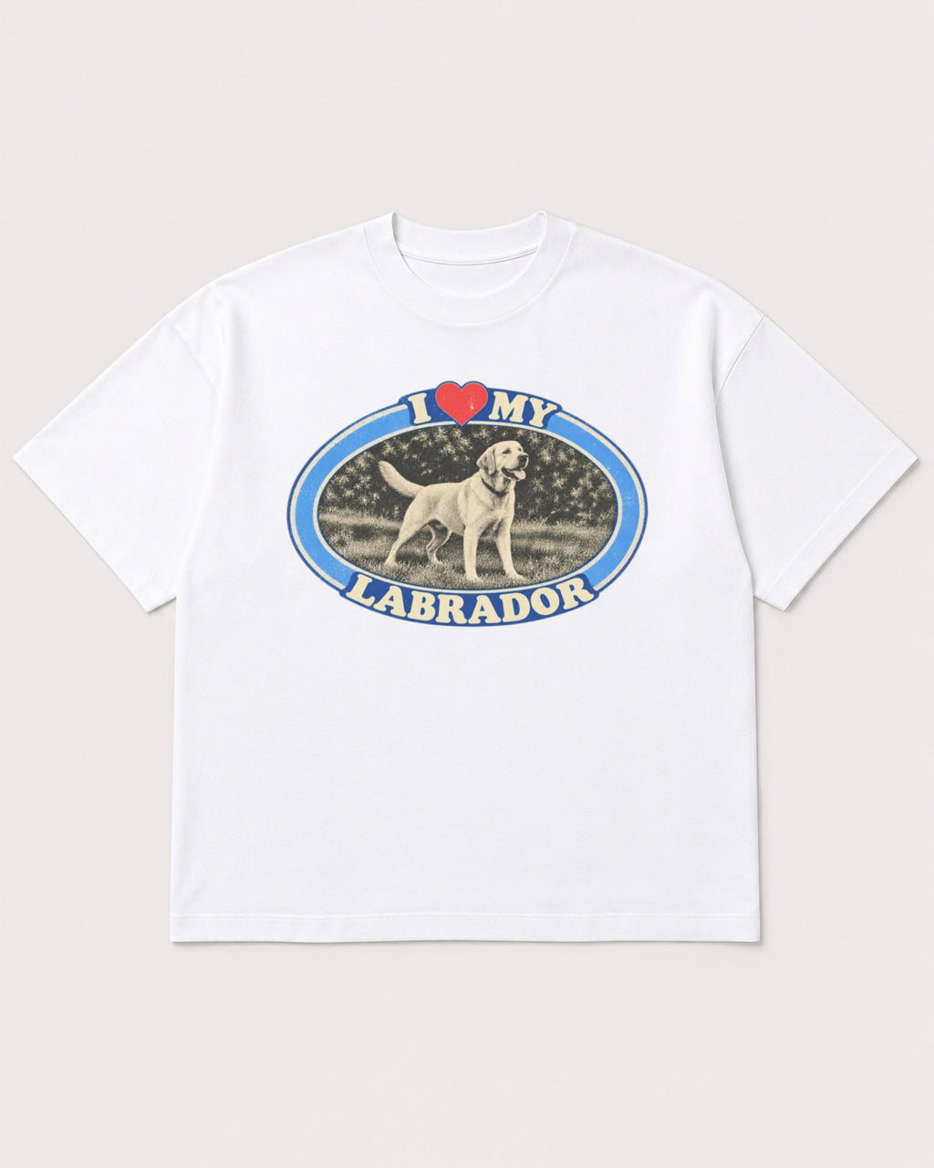 Mockup Boxy Heavyweight Tee White product