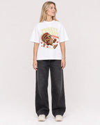 Mockup Boxy Heavyweight Tee White female full-body 08