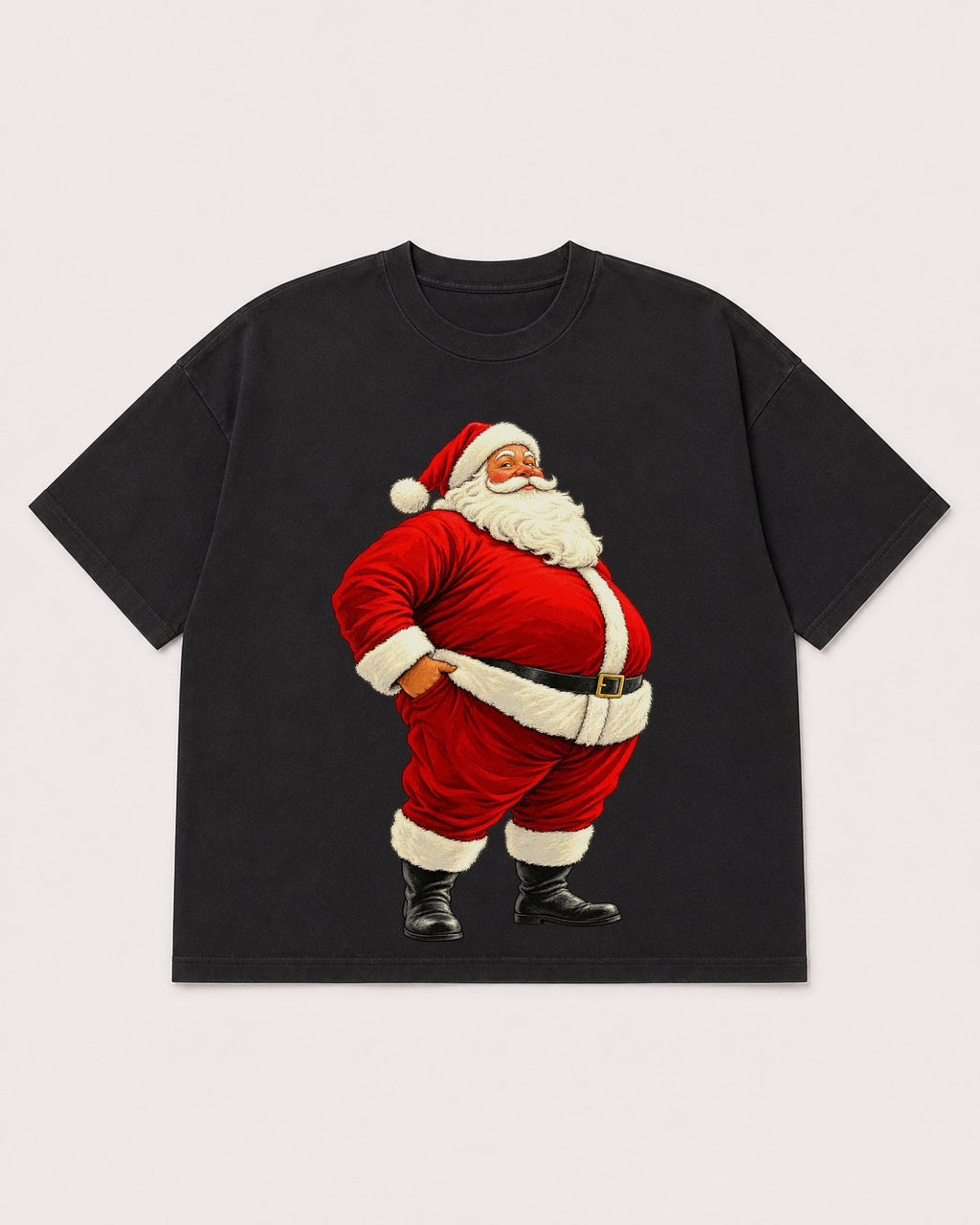 Mockup Boxy Heavyweight Tee Black product