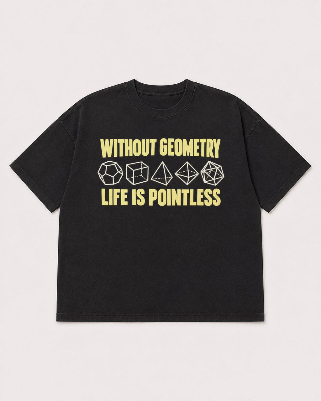 Mockup Boxy Heavyweight Tee Black product