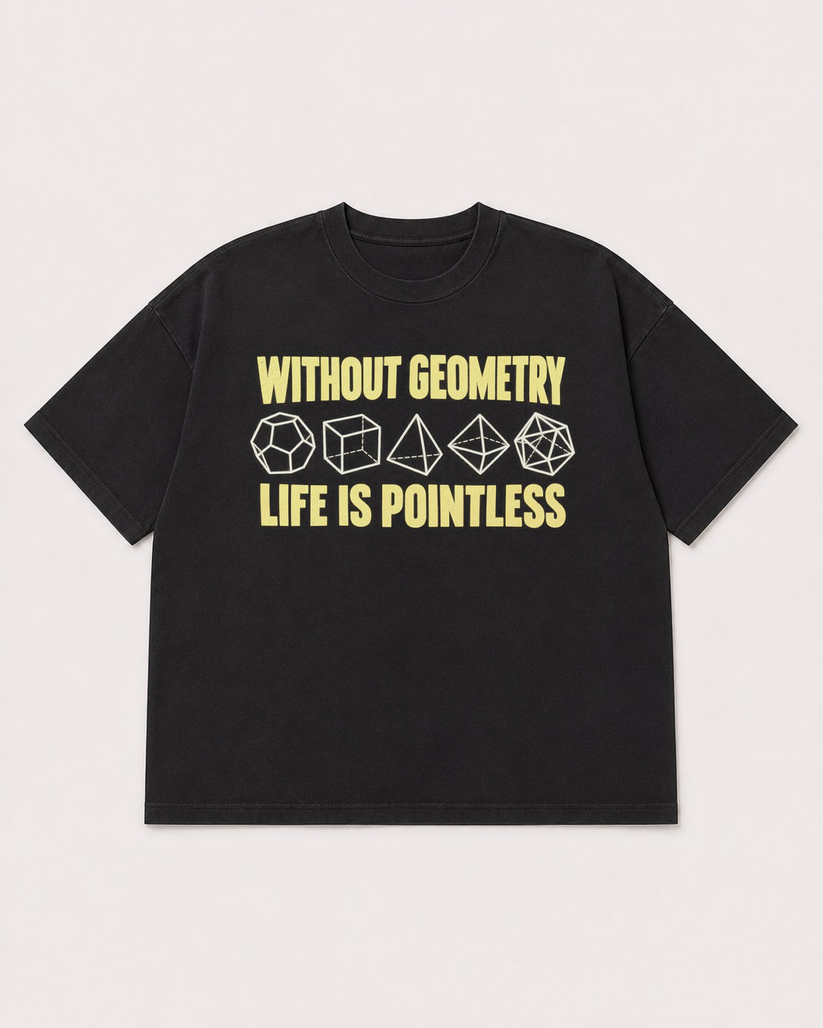 Mockup Boxy Heavyweight Tee Black product