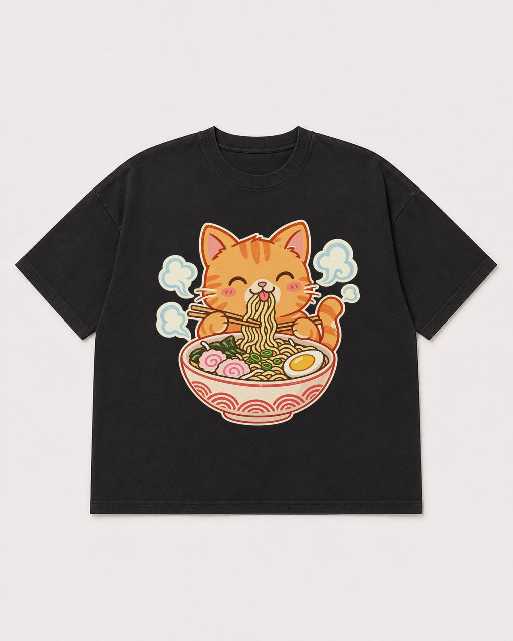 Mockup Boxy Heavyweight Tee Black product