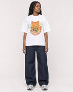 Mockup Boxy Heavyweight Tee White female full-body 04