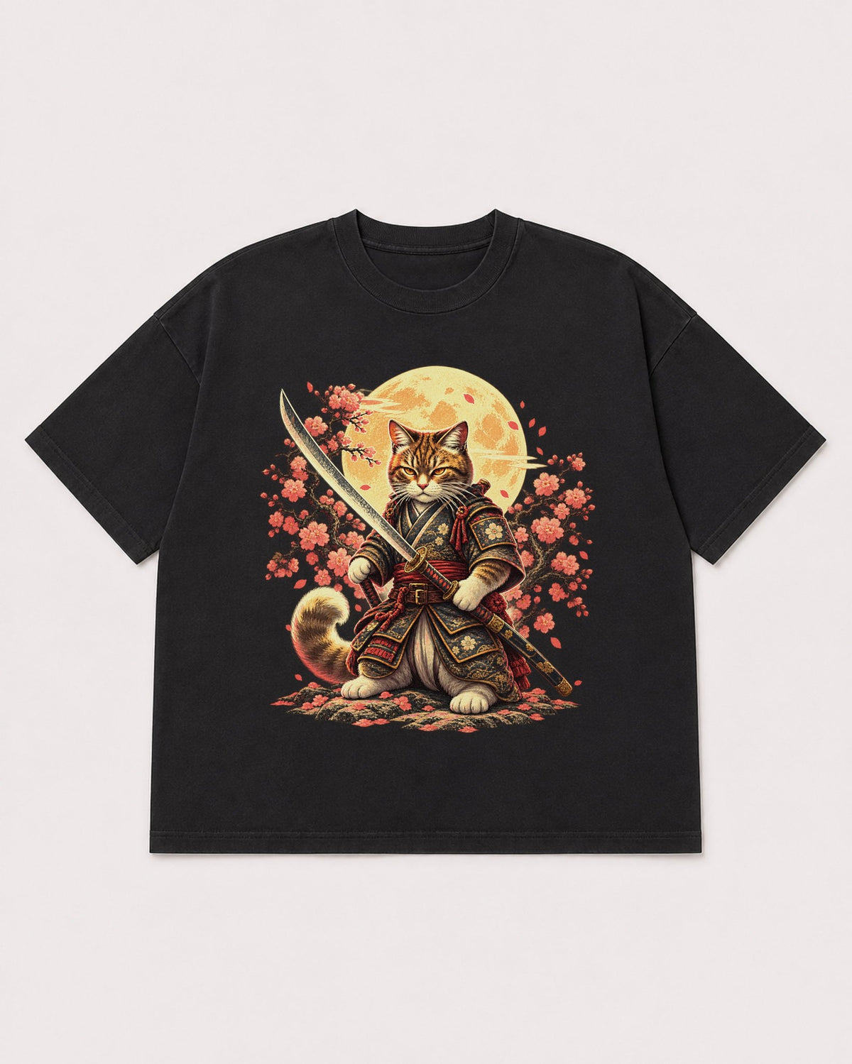 Mockup Boxy Heavyweight Tee Black product