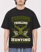 Mockup Boxy Heavyweight Tee Black male close-up 03