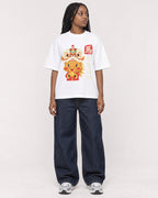 Mockup Boxy Heavyweight Tee White female full-body 04