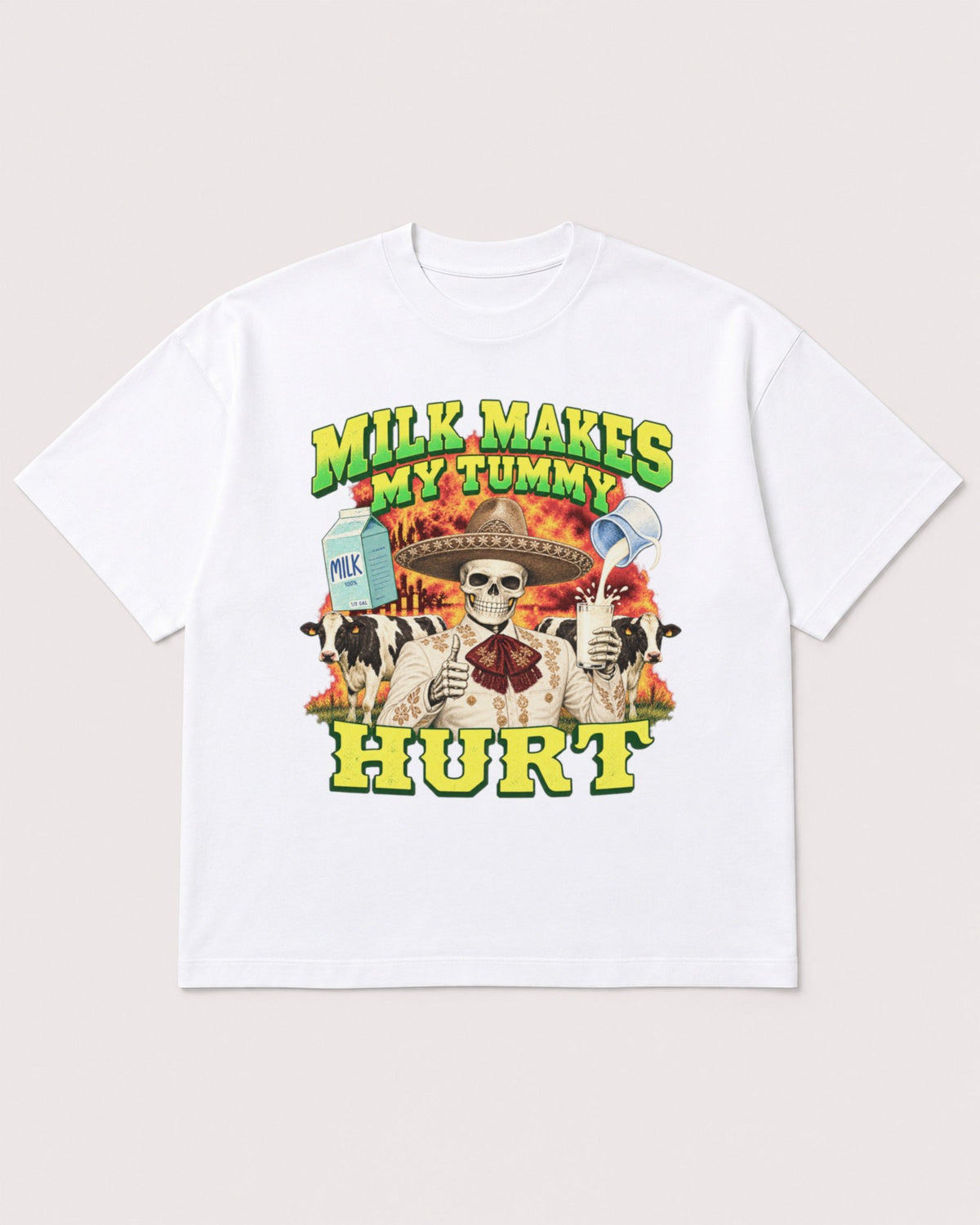 Mockup Boxy Heavyweight Tee White product