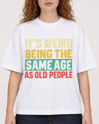 Mockup Boxy Heavyweight Tee White female close-up 09