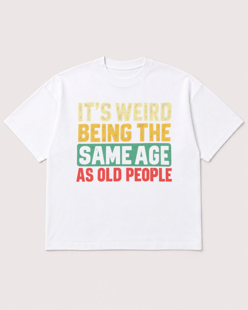 Mockup Boxy Heavyweight Tee White product