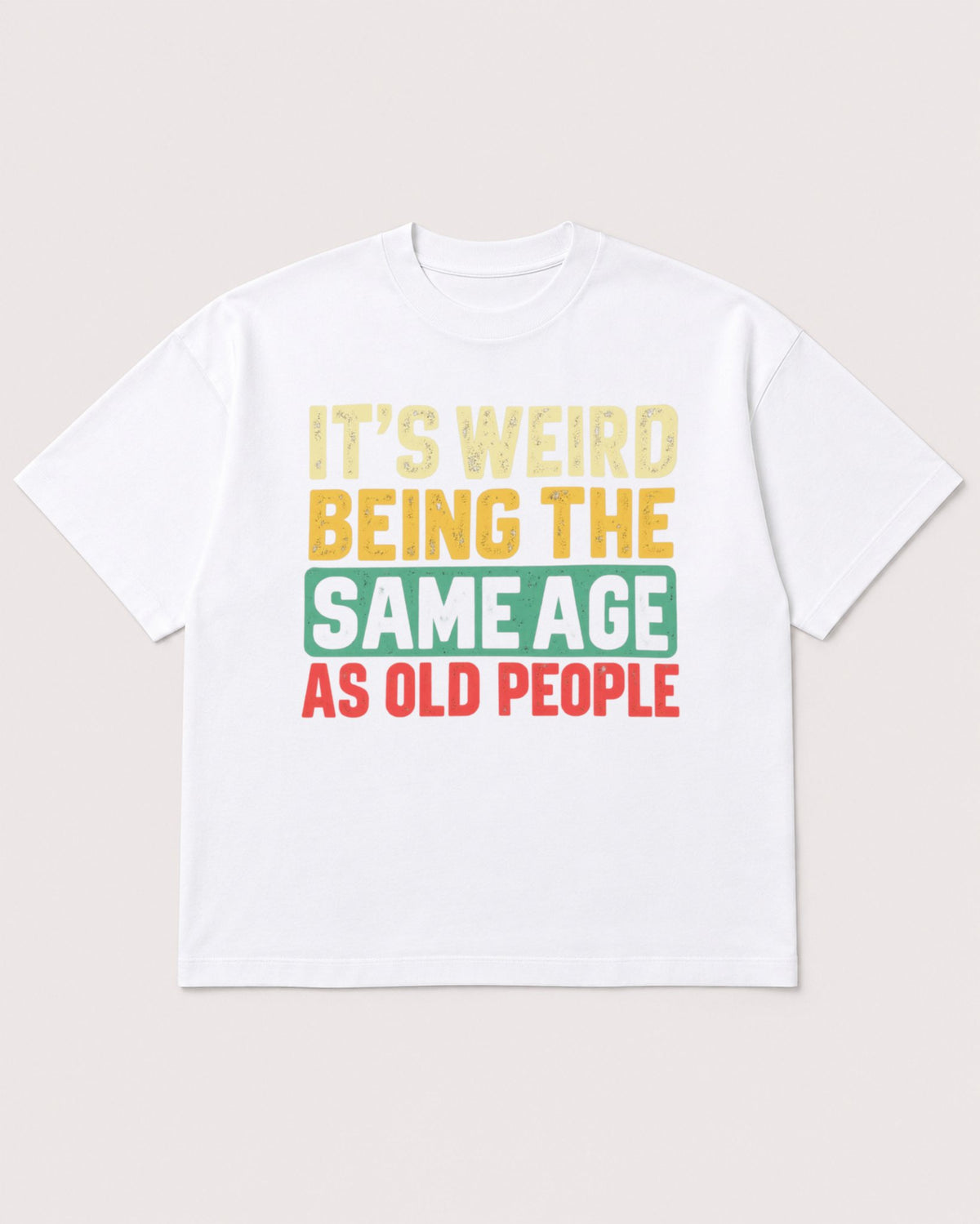 Mockup Boxy Heavyweight Tee White product