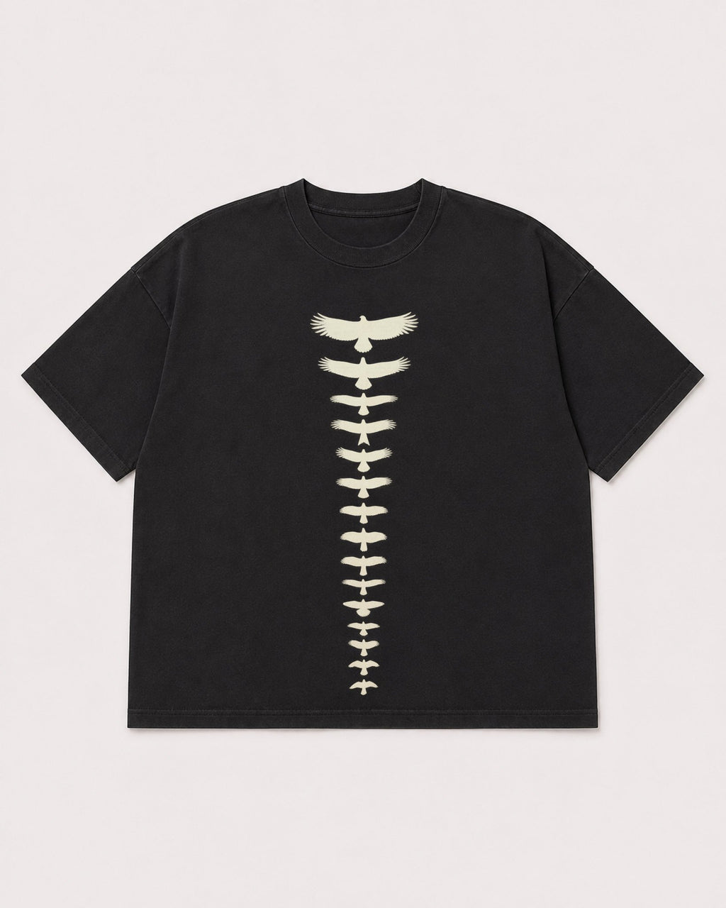 Mockup Boxy Heavyweight Tee Black product