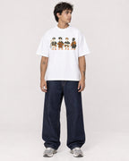 Mockup Boxy Heavyweight Tee White male full-body 06