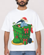 Mockup Boxy Heavyweight Tee White male close-up 17