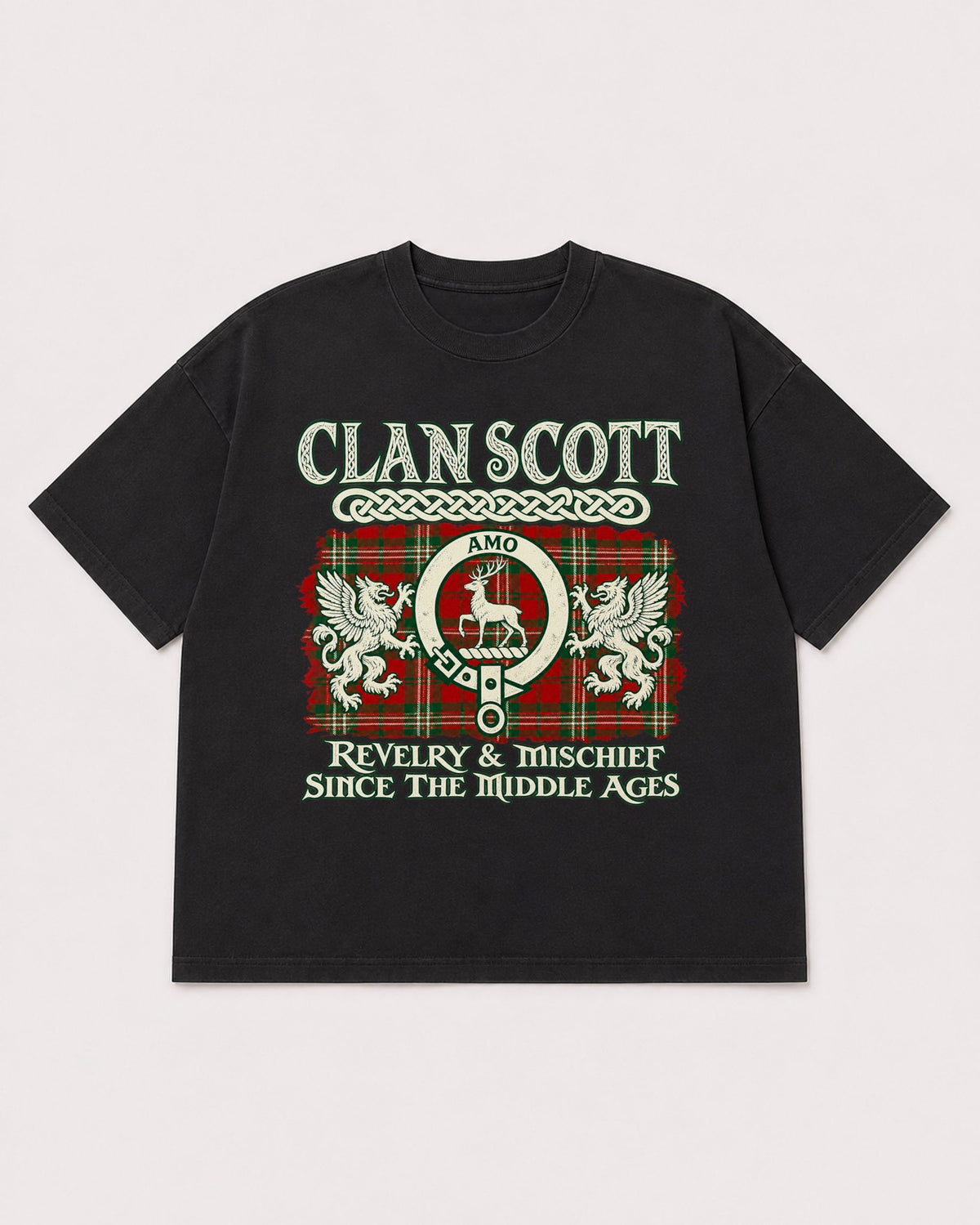 Mockup Boxy Heavyweight Tee Black product