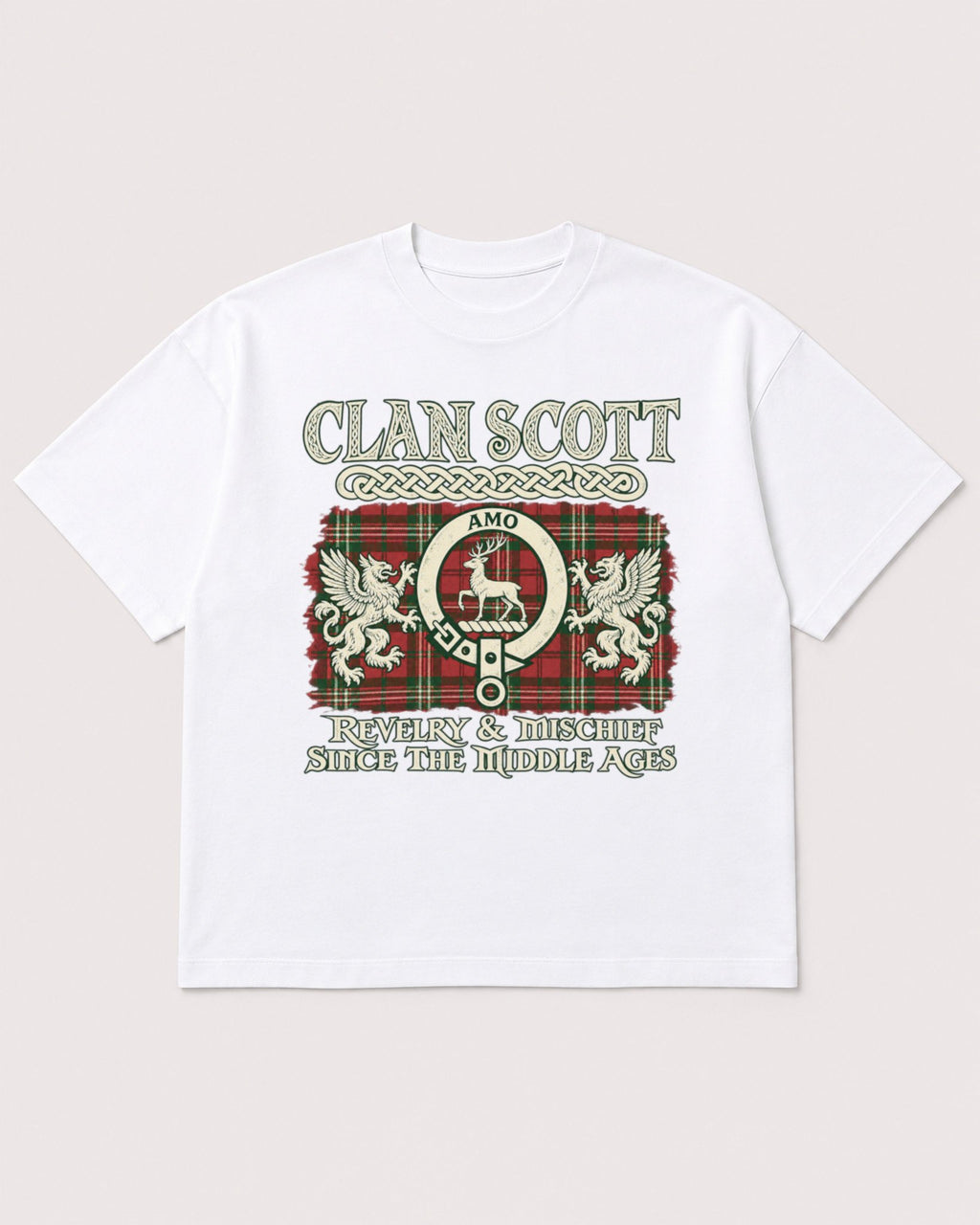 Mockup Boxy Heavyweight Tee White product