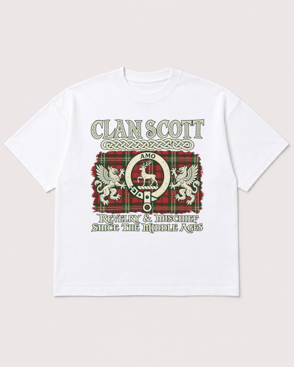 Mockup Boxy Heavyweight Tee White product