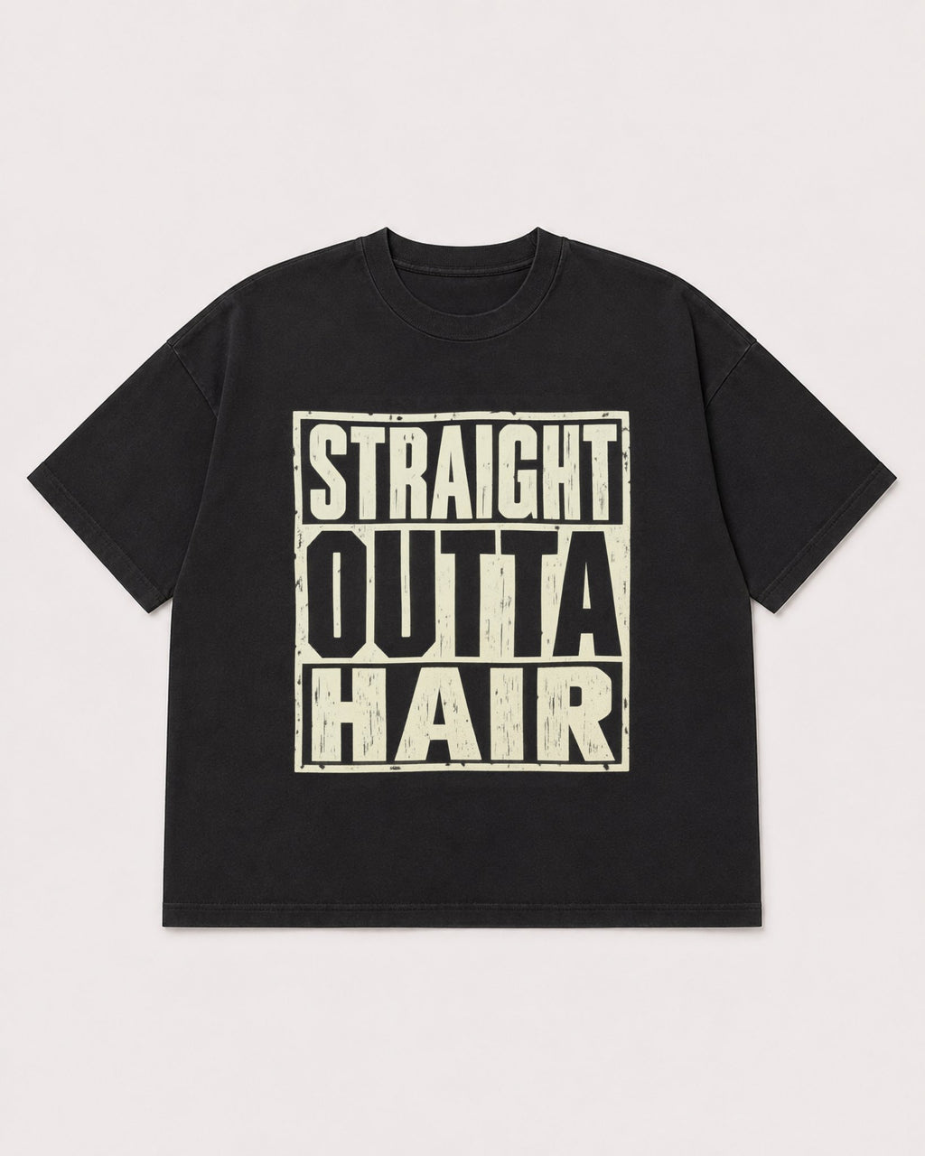 Mockup Boxy Heavyweight Tee Black product