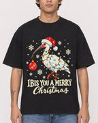 Mockup Boxy Heavyweight Tee Black male close-up 06