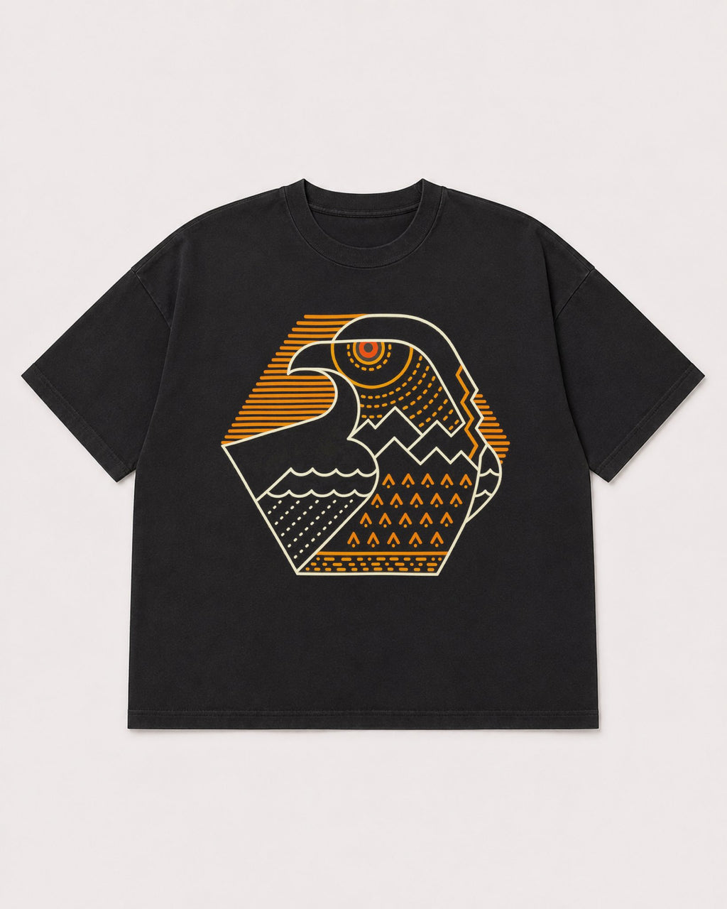 Mockup Boxy Heavyweight Tee Black product