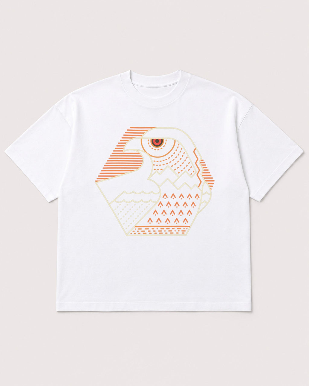 Mockup Boxy Heavyweight Tee White product