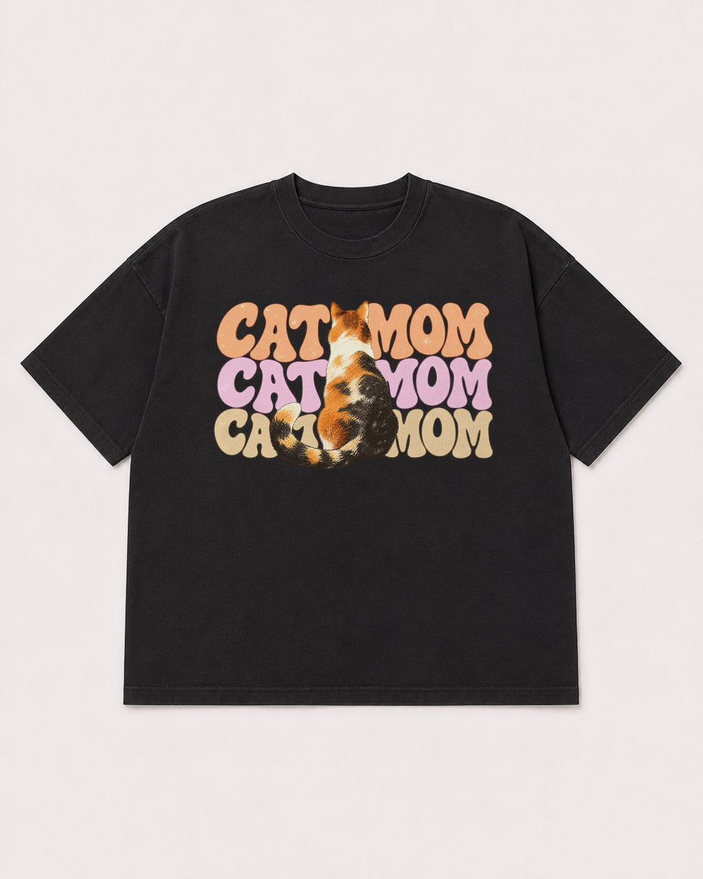 Mockup Boxy Heavyweight Tee Black product