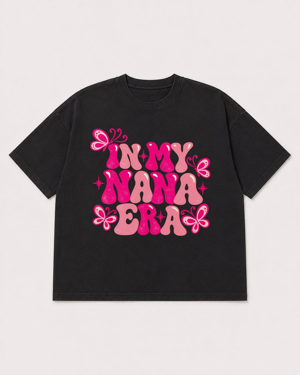 Mockup Boxy Heavyweight Tee Black product