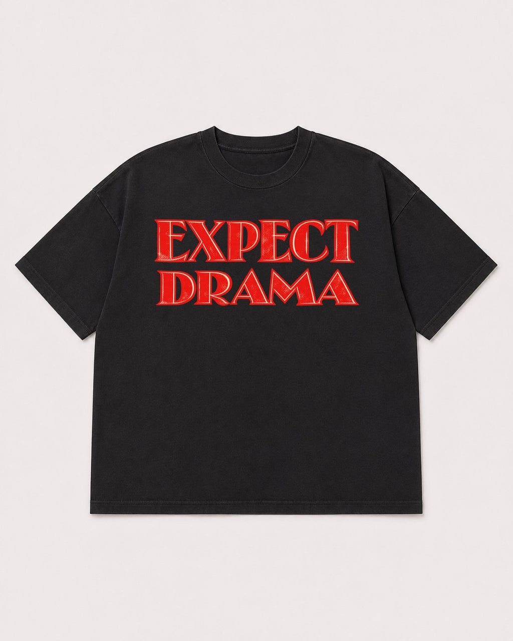Mockup Boxy Heavyweight Tee Black product