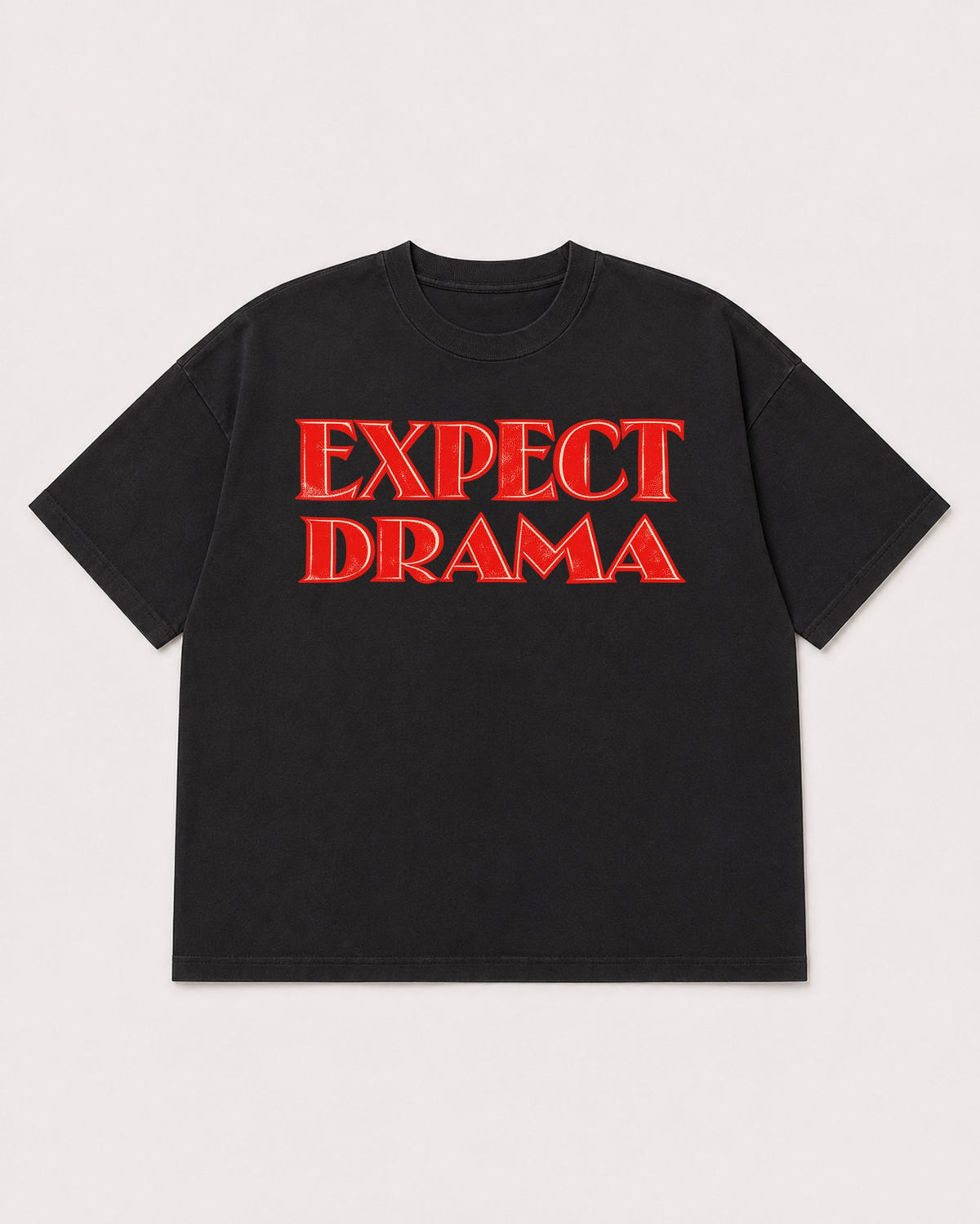 Mockup Boxy Heavyweight Tee Black product