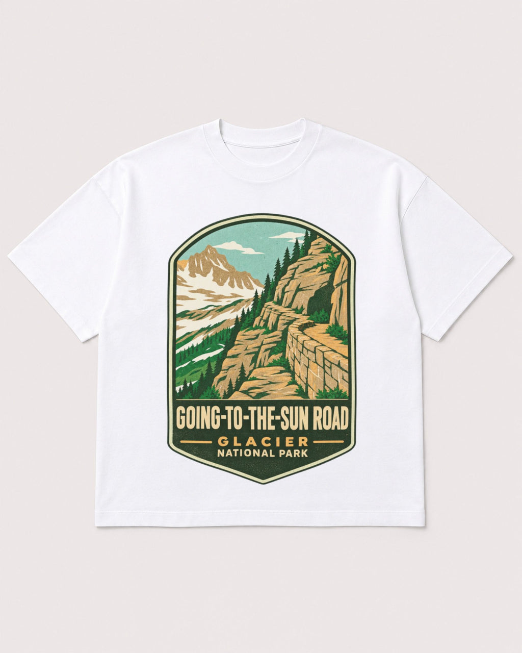 Mockup Boxy Heavyweight Tee White product
