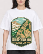Mockup Boxy Heavyweight Tee White female close-up 13
