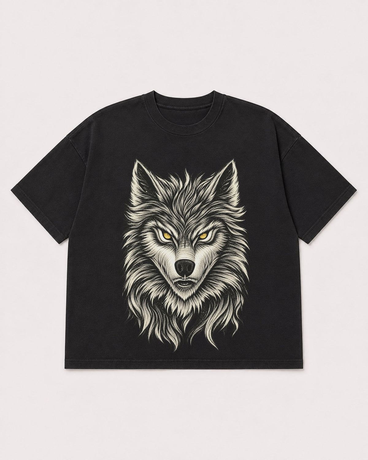 Mockup Boxy Heavyweight Tee Black product