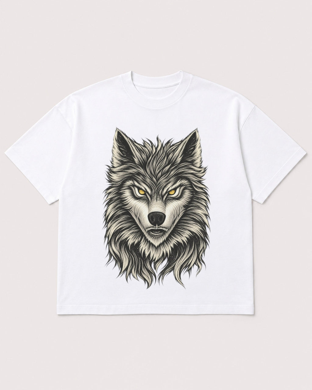 Mockup Boxy Heavyweight Tee White product