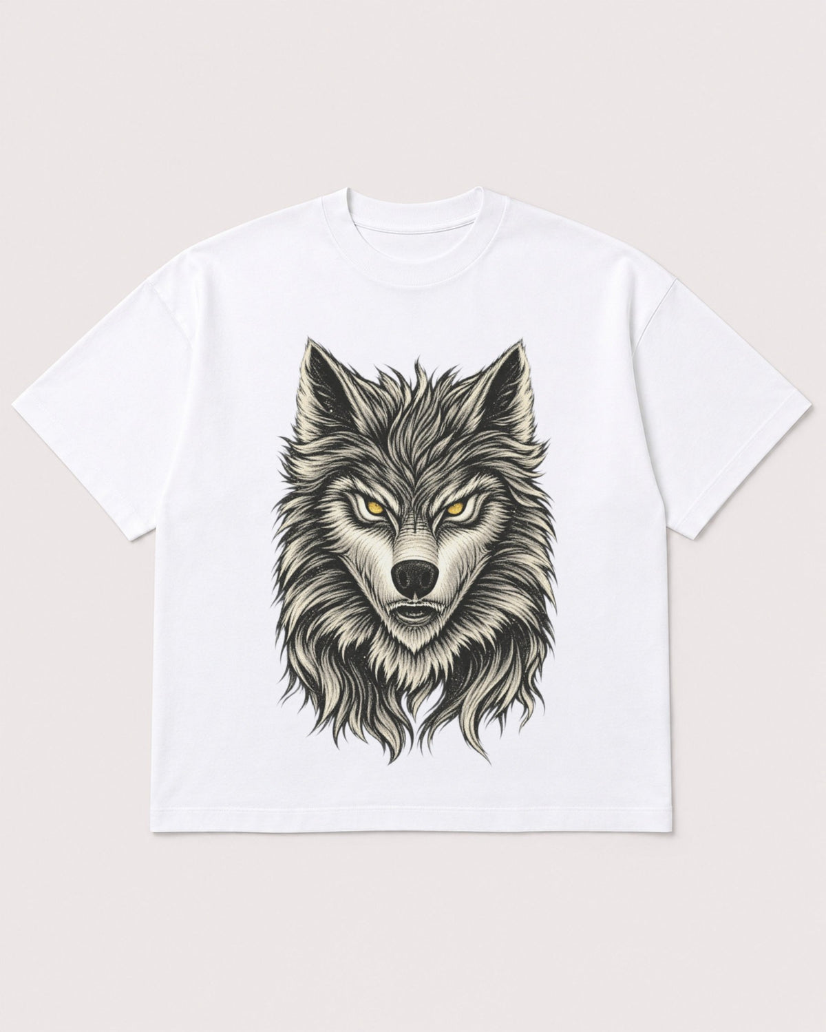 Mockup Boxy Heavyweight Tee White product