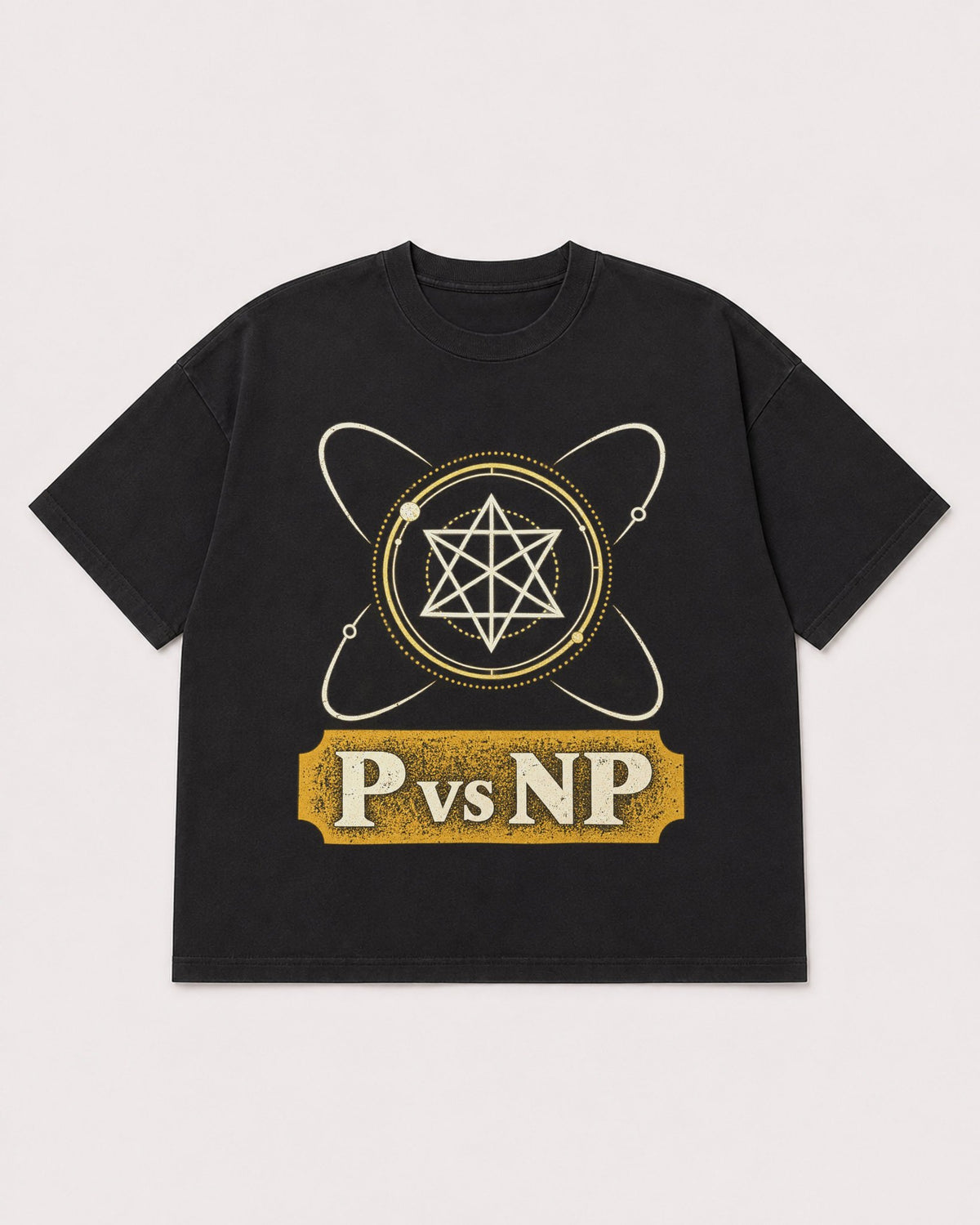 Mockup Boxy Heavyweight Tee Black product