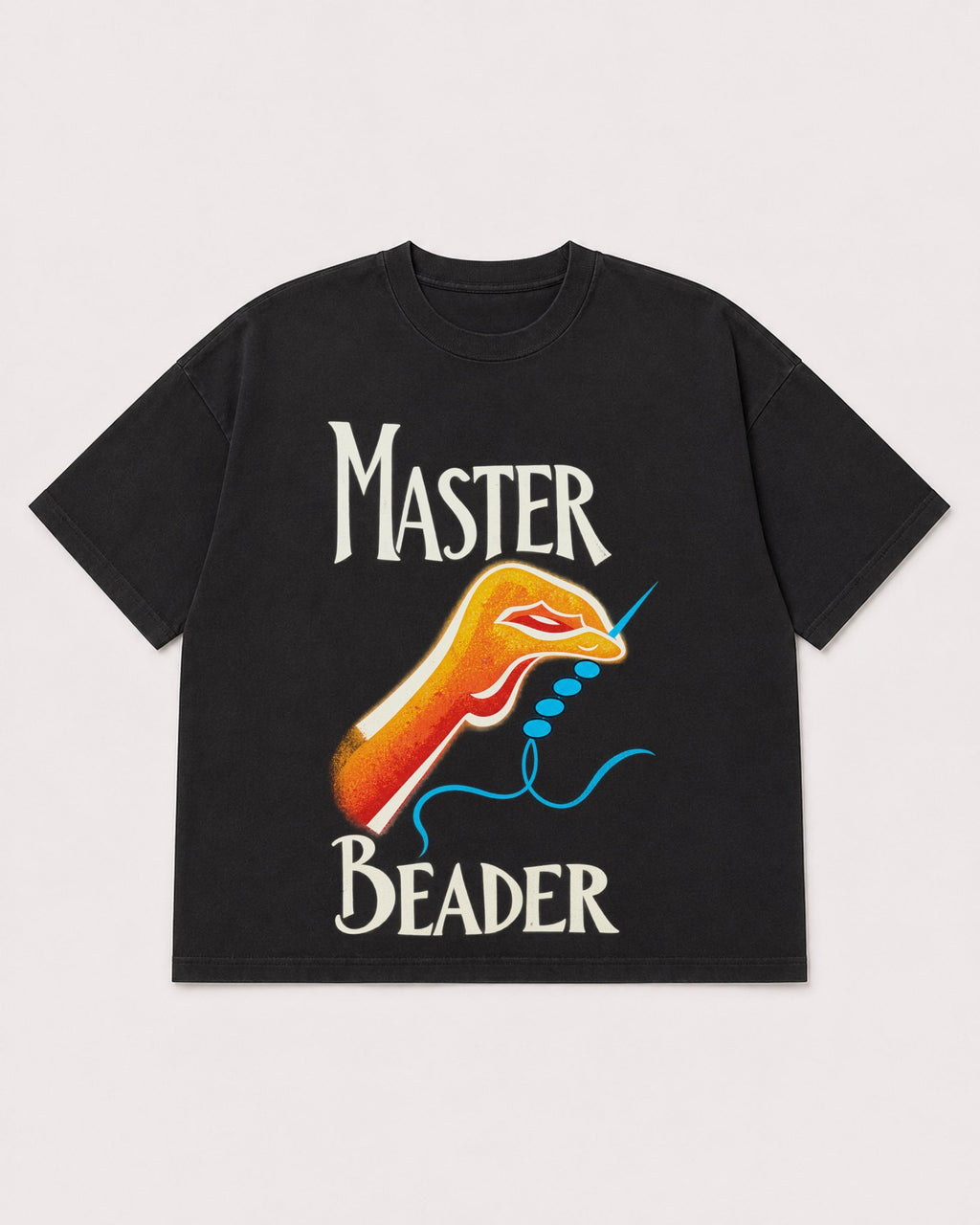 Mockup Boxy Heavyweight Tee Black product