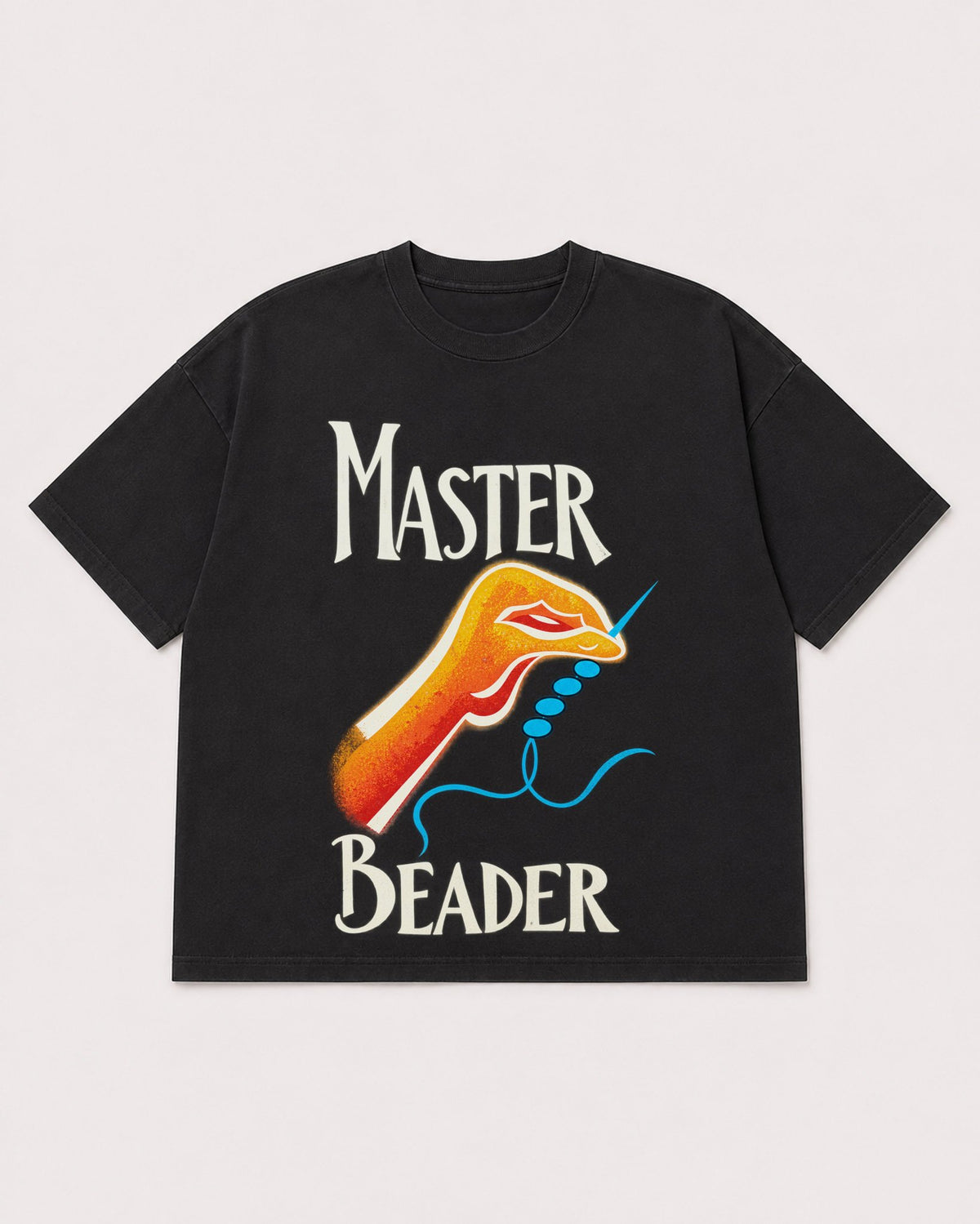 Mockup Boxy Heavyweight Tee Black product