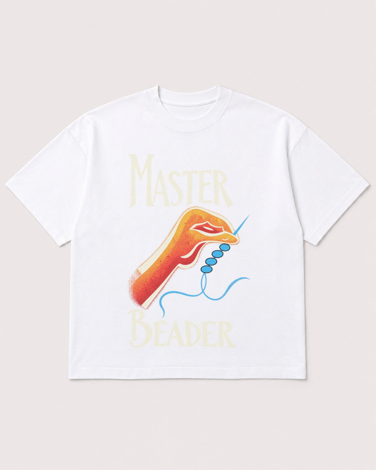 Mockup Boxy Heavyweight Tee White product