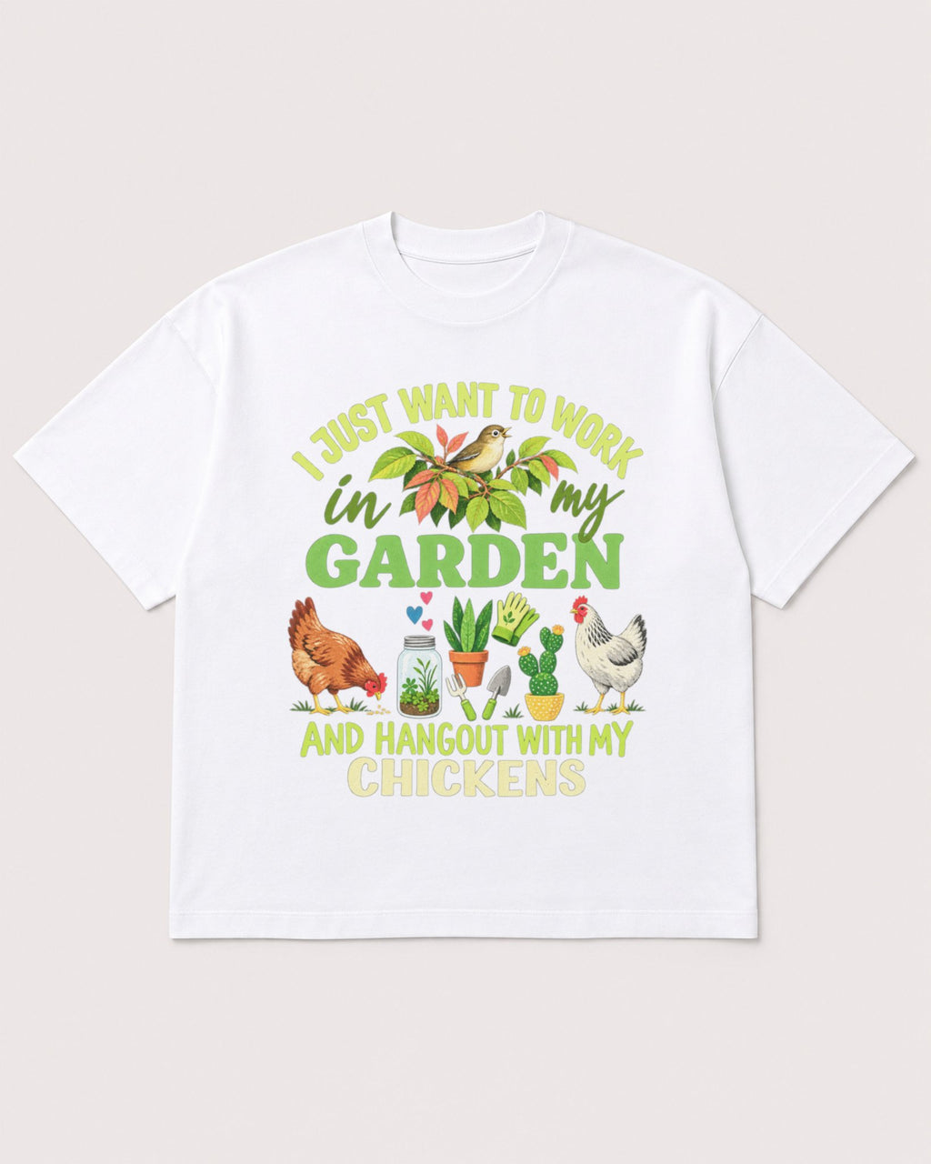Mockup Boxy Heavyweight Tee White product