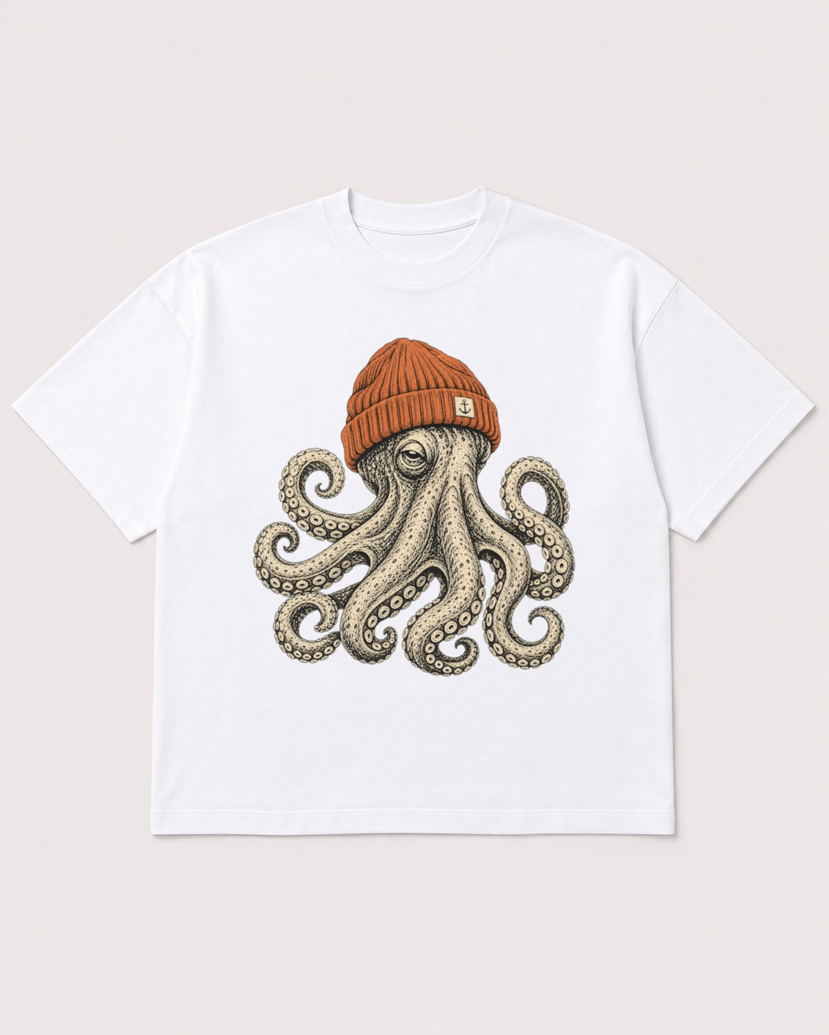 Mockup Boxy Heavyweight Tee White product