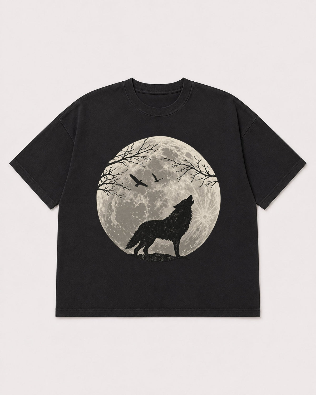 Mockup Boxy Heavyweight Tee Black product