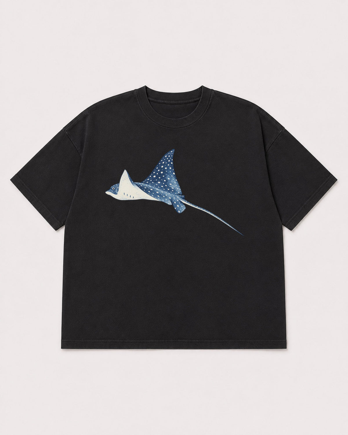 Mockup Boxy Heavyweight Tee Black product