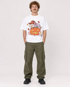 Mockup Boxy Heavyweight Tee White male full-body 09