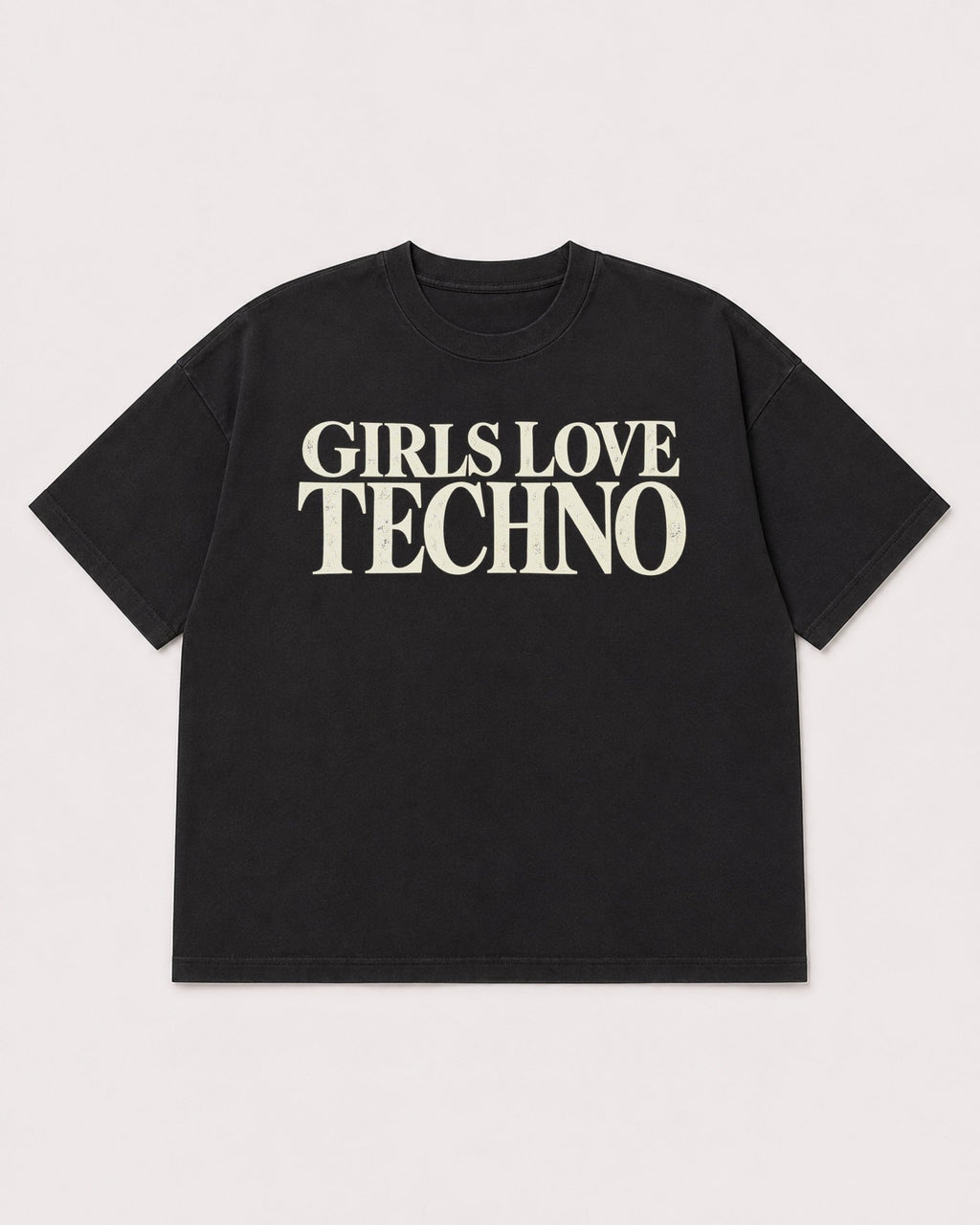 Mockup Boxy Heavyweight Tee Black product