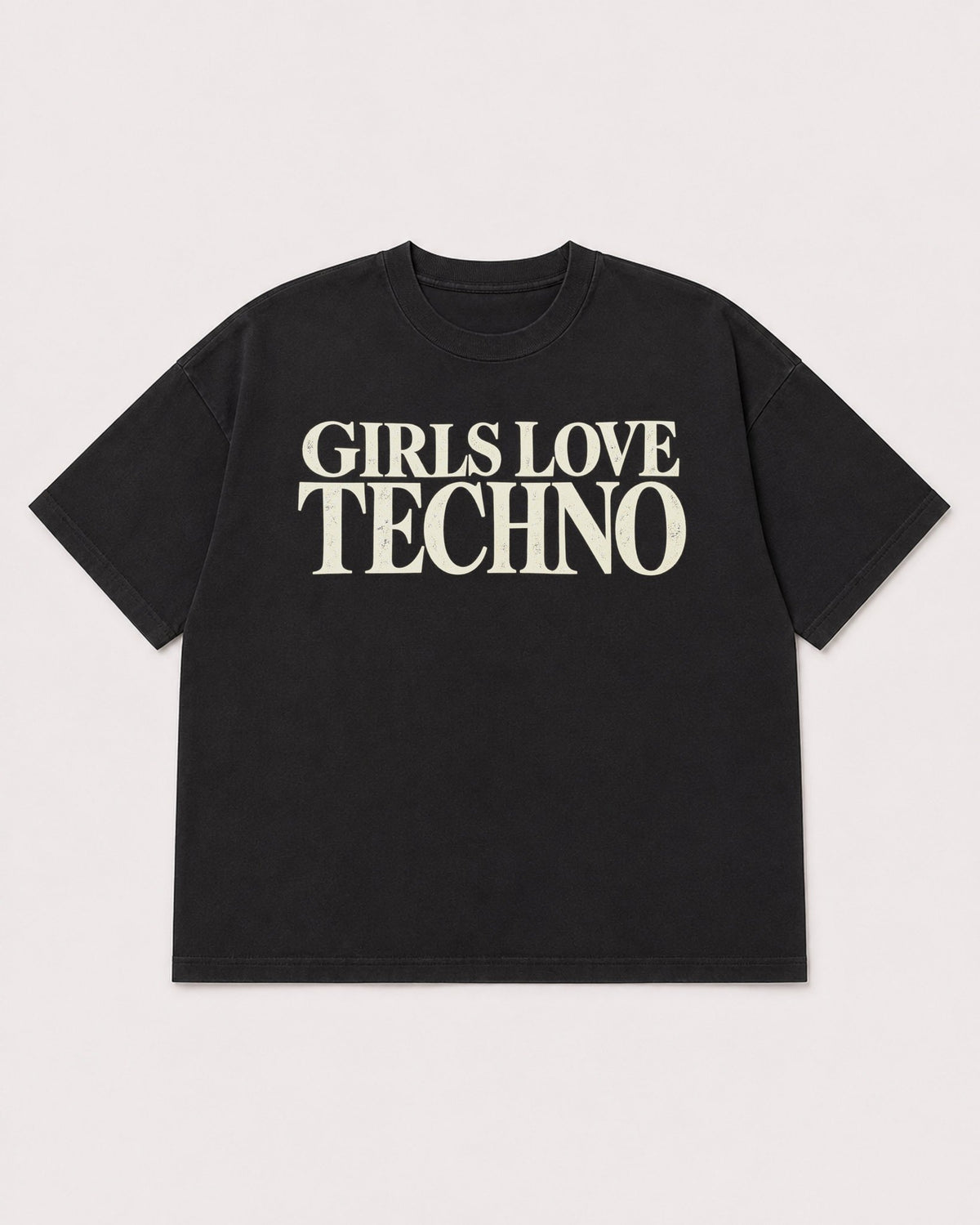 Mockup Boxy Heavyweight Tee Black product