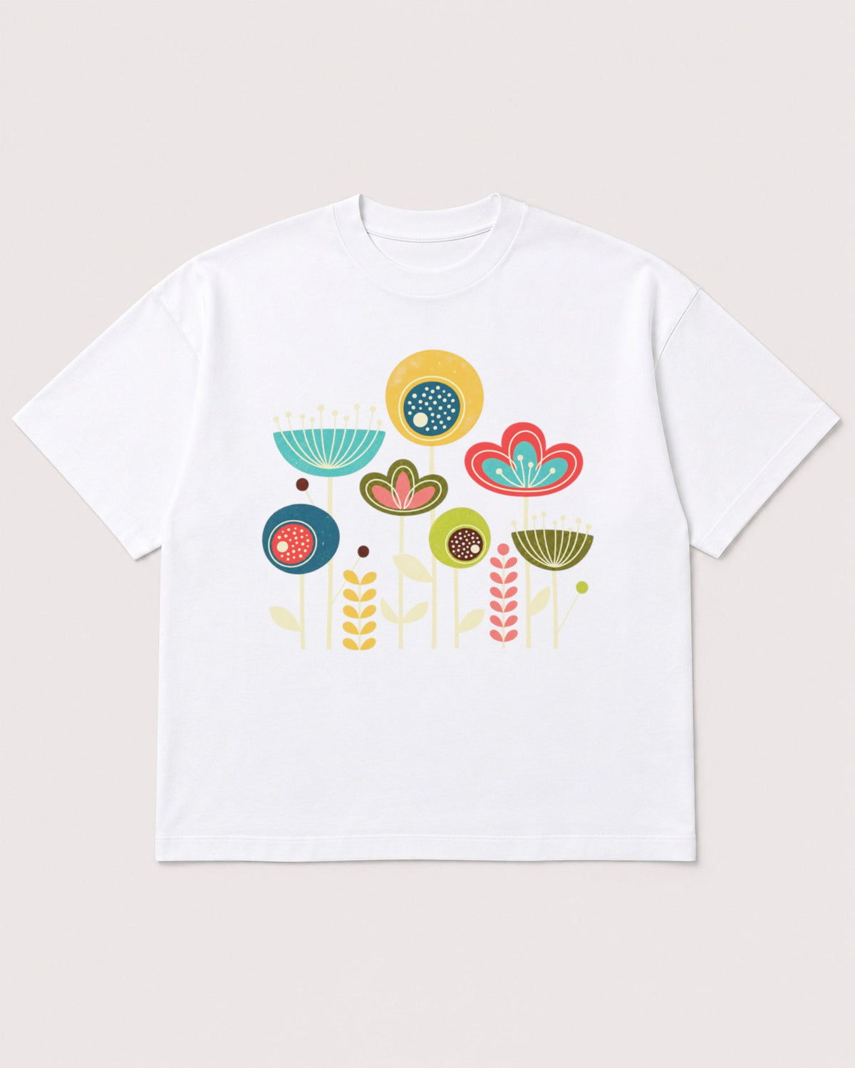 Mockup Boxy Heavyweight Tee White product